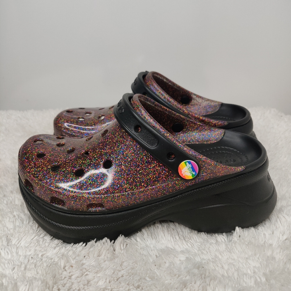New platform glitter Pride Crocs - Picture 3 of 6